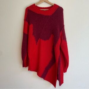 Aje Addie Intarsia Knit Sweater